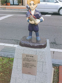街には「真田十勇士」の像が