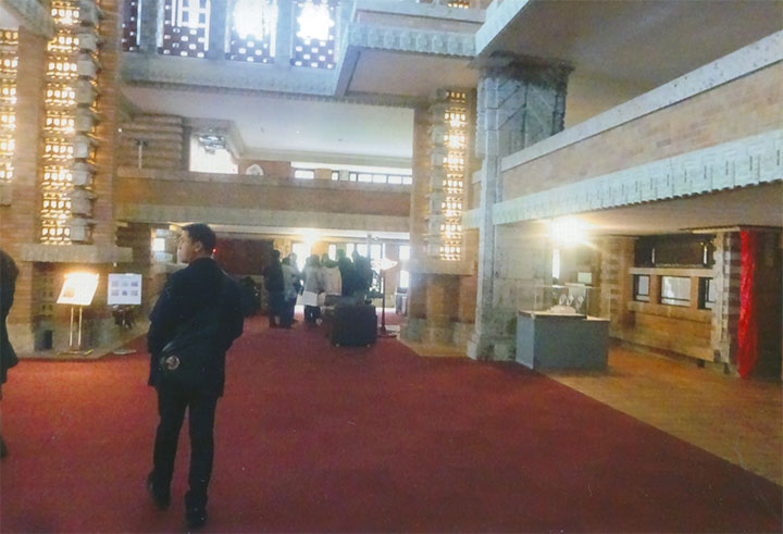 帝国ホテルの内部です