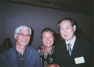 足立正生さん、中山千夏さんと