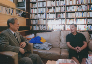 さらにその前、内田さんの書斎で対談