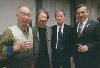 椎野さん、小森さん、鈴木、阿部市長
