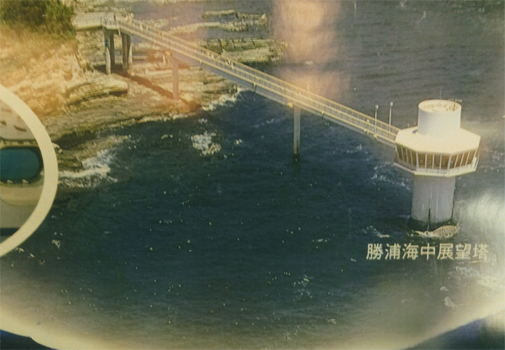 勝浦海中展望塔です